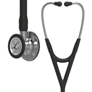 3M Littmann Cardiology IV Stethoscope, Black Tube Mirror Finish 6177